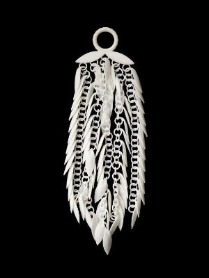 3d printed interlocking jewellery prototype, 2021