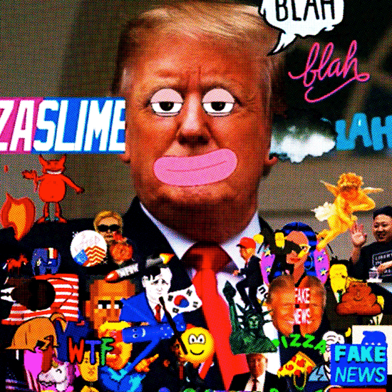Portrait of Donald Trump a.k.a Satoshi Nakamoto #9