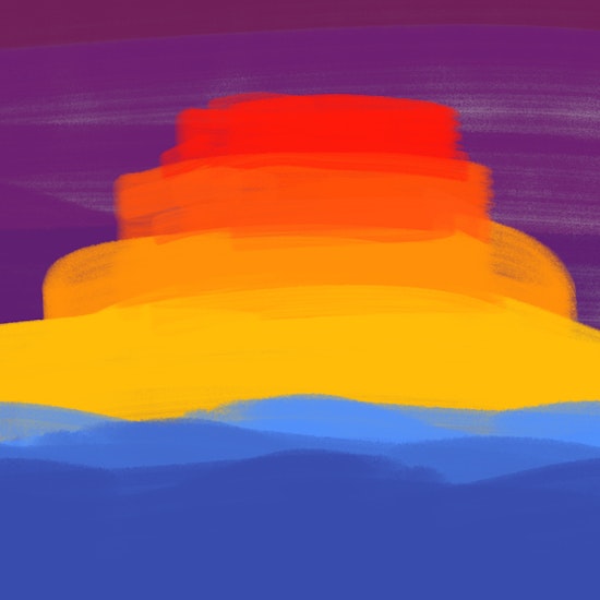 Sun - Minimal Paint — artwork