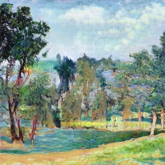 AI Generated Landscape Painting #7