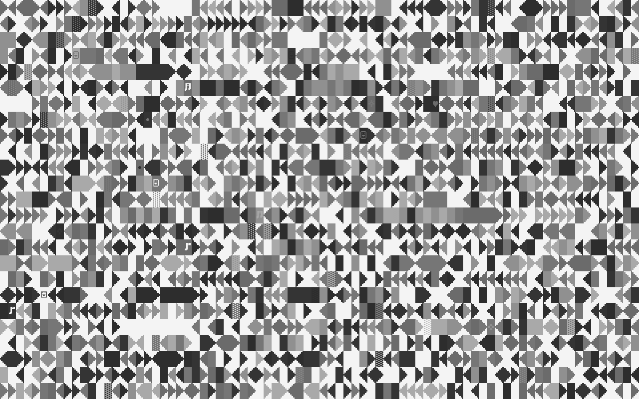 Code Page 437 // Ishihara — artwork