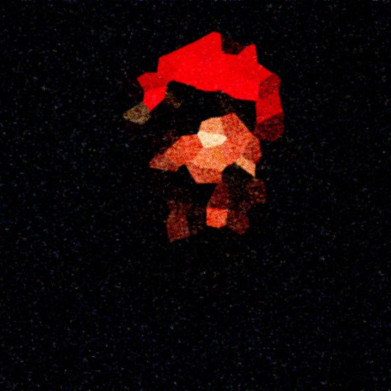 Floating in space